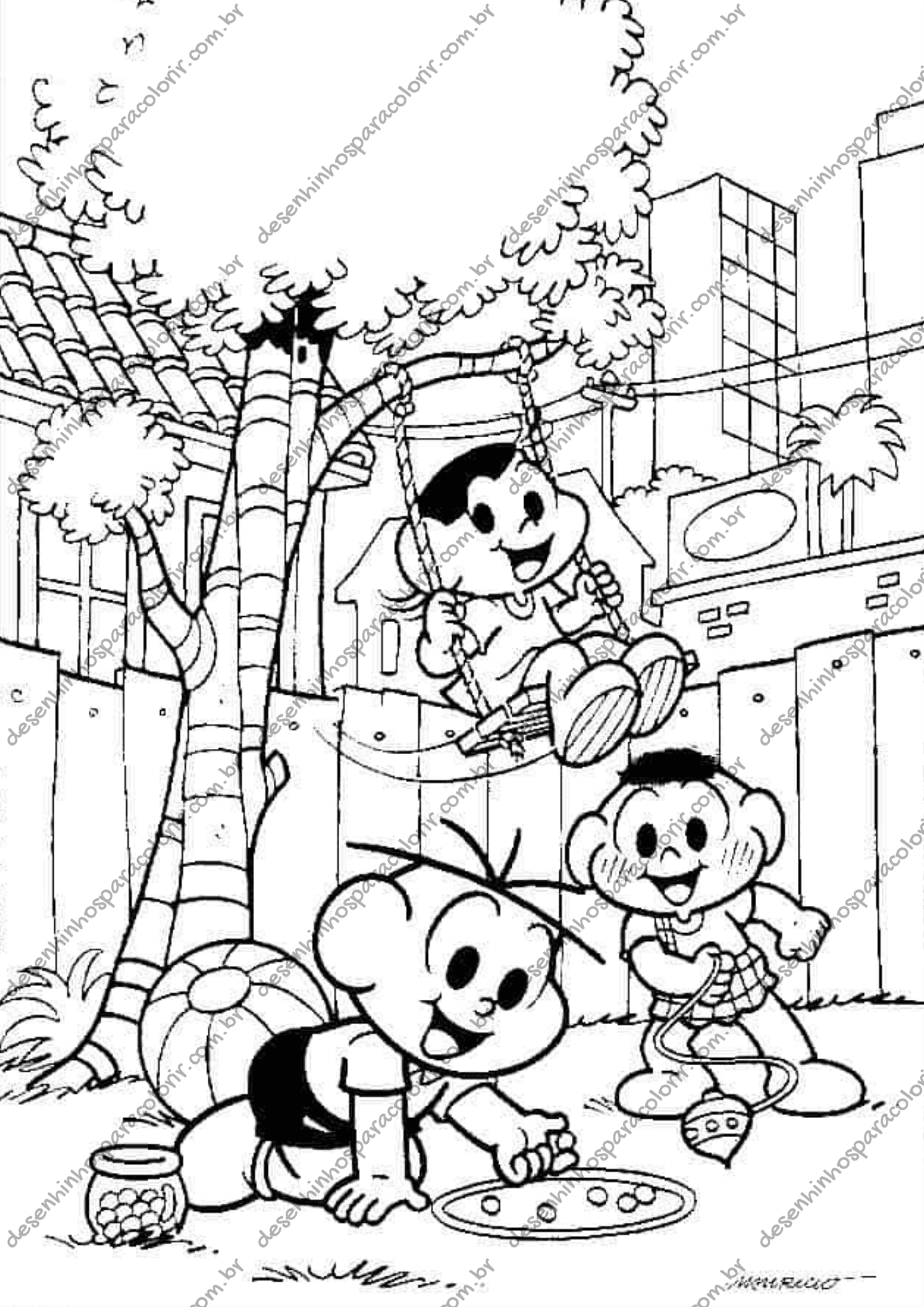 Os Melhores Sites para Encontrar Desenhos da Turma da Mônica Baby para Colorir
