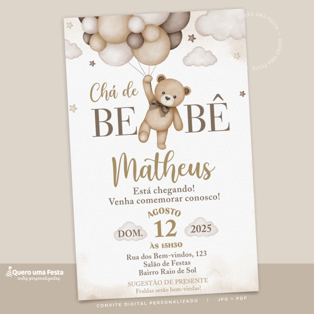 Frases Criativas para Convites de Chá de Bebê