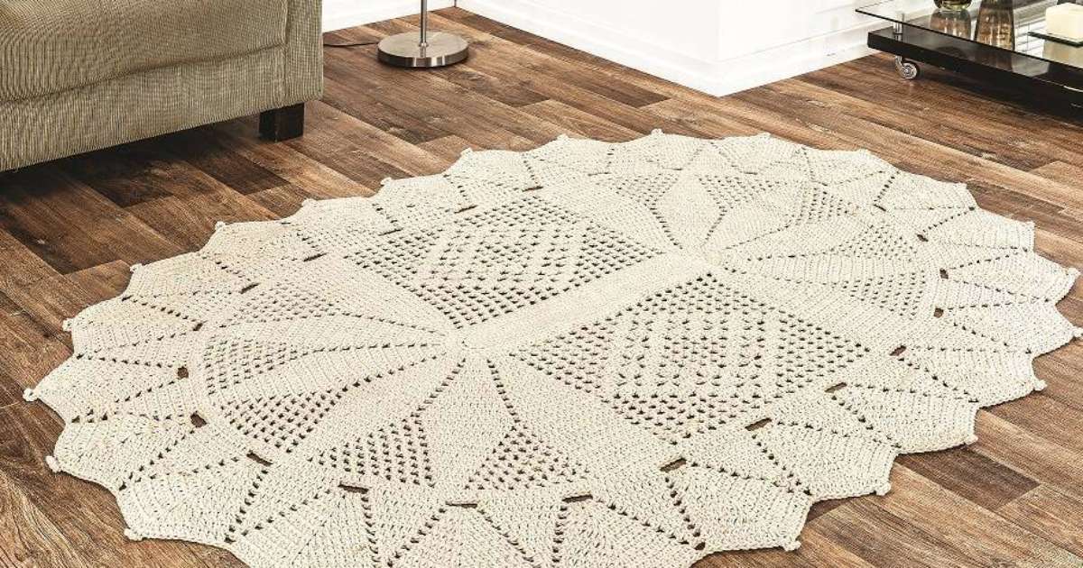 Tapetes de Crochê Geométricos: Tendência e Modernidade na Sua Casa