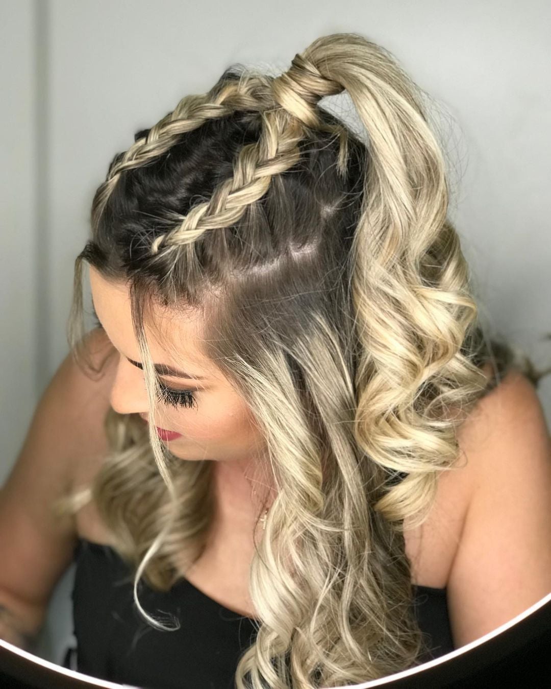 imagens de trança no cabelo