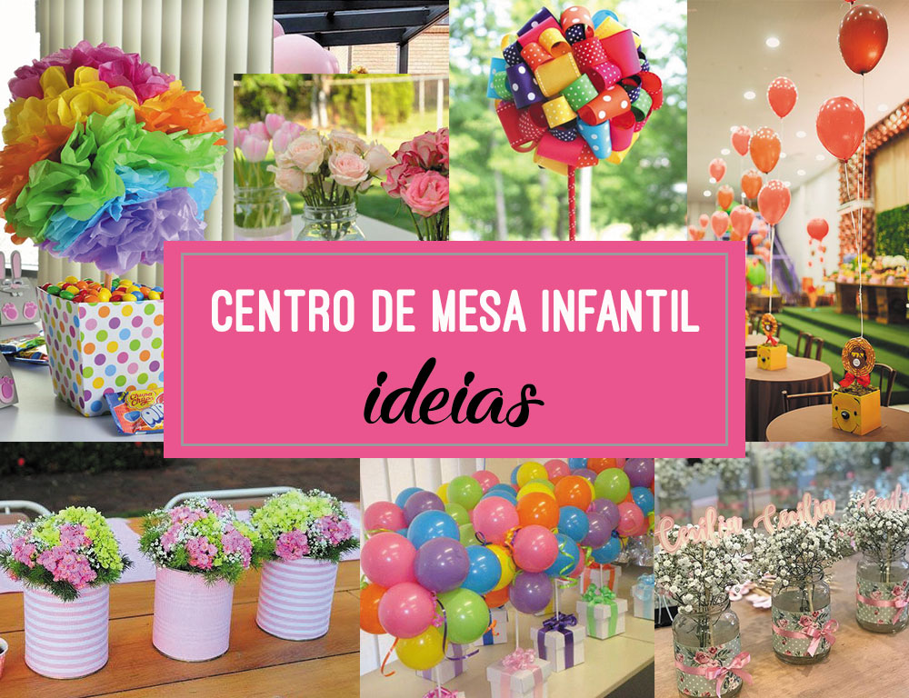 ideias criativas decoração mesa aniversário infantil