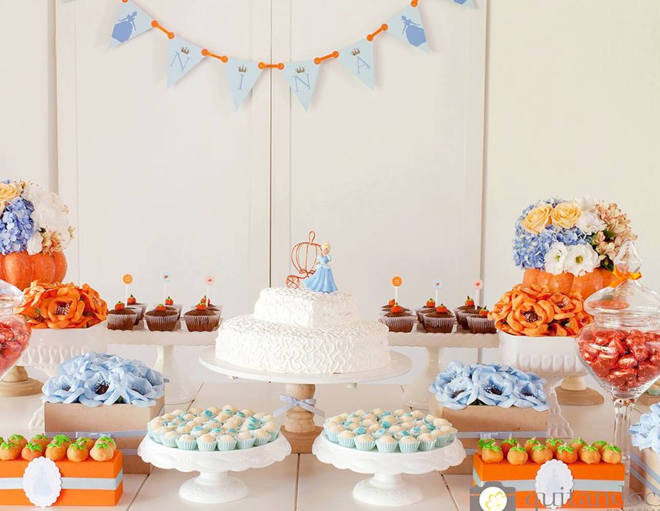 como economizar decoração mesa aniversário infantil