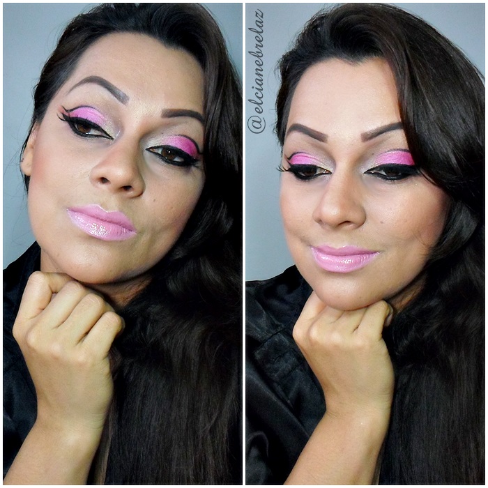 Maquiagem rosa para festa