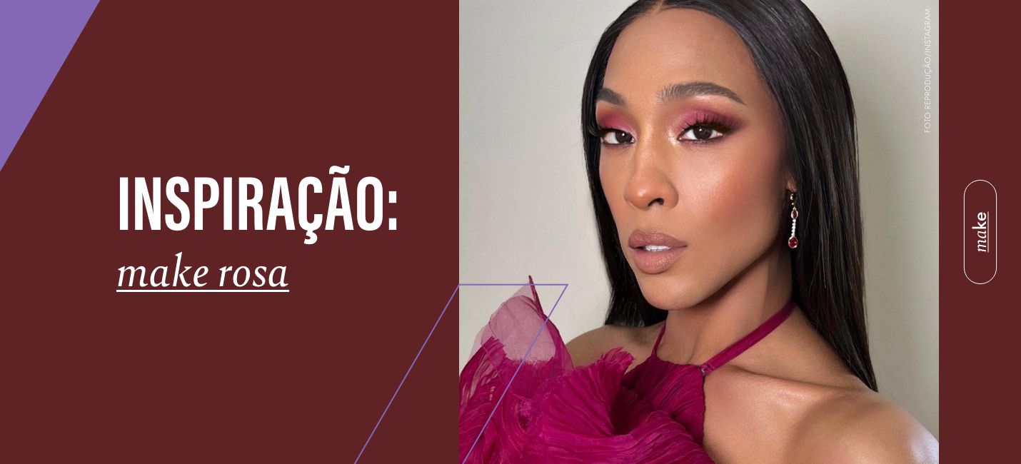 Maquiagem rosa para pele clara