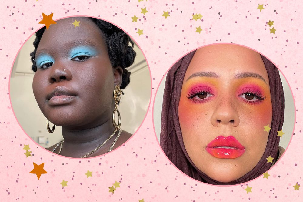 Maquiagem rosa para olhos castanhos