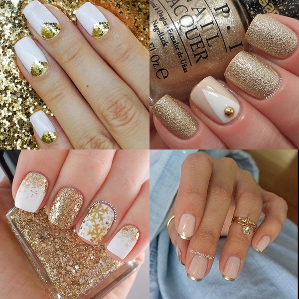 unhas peroladas ano novo
