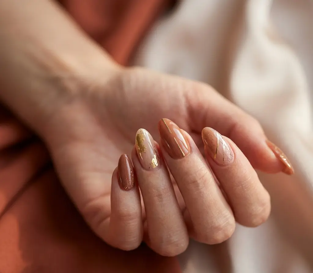 unhas práticas amendoada
