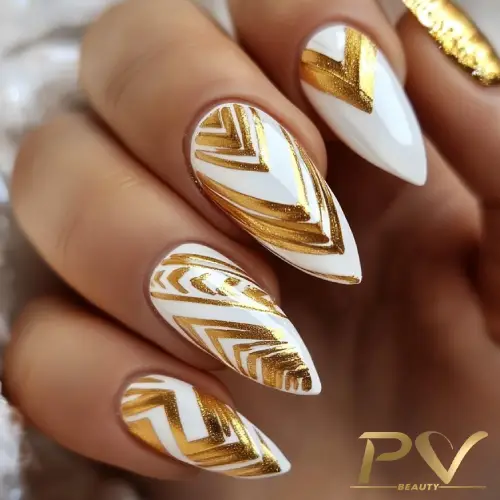 unhas de gel elegantes