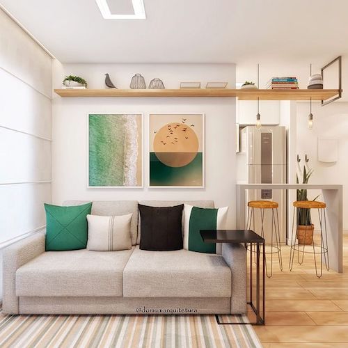 ideias de decoração para sala pequena com plantas