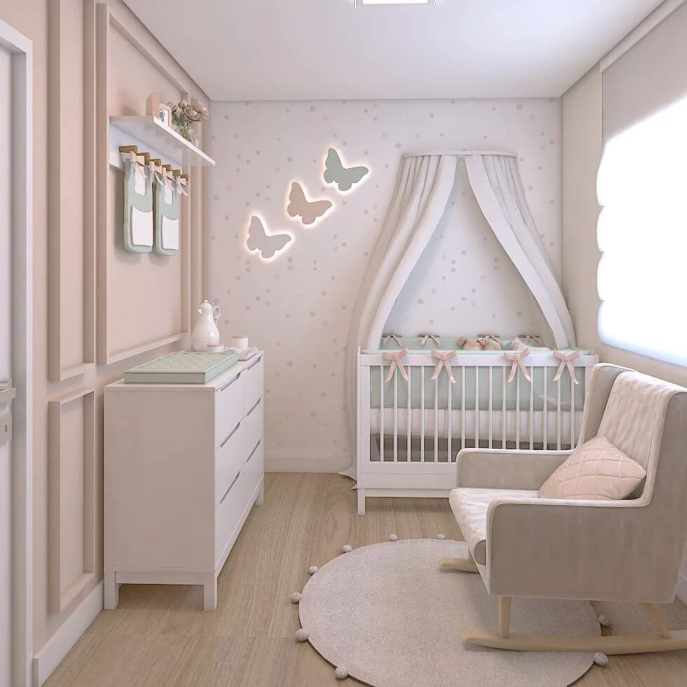 Como Criar um Quarto de Bebê Aconchegante com Iluminação Indireta