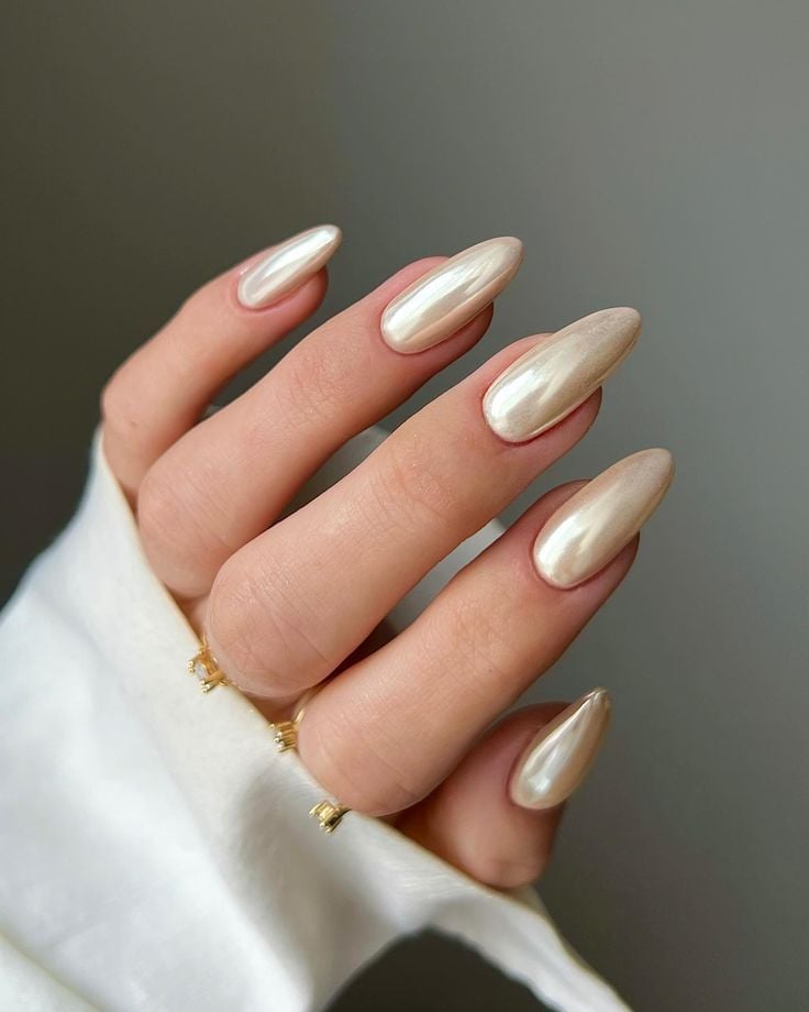 unhas peroladas ano novo