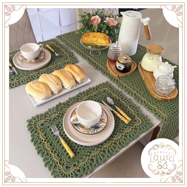 Guia Completo: Sousplat de Crochê vs. Jogo Americano Tradicional