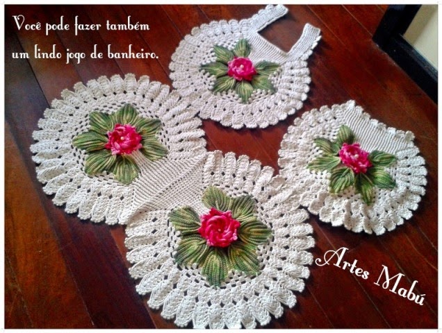 Como Escolher o Gráfico Perfeito para Seu Jogo de Banheiro de Crochê