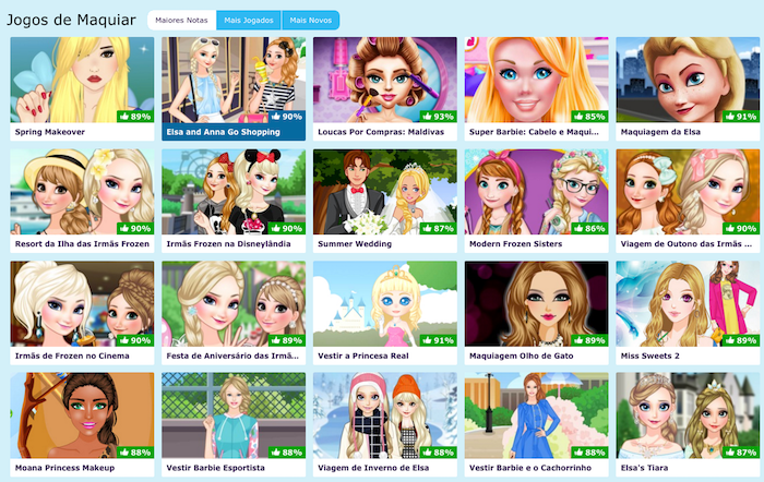 jogos de maquiagem de princesas