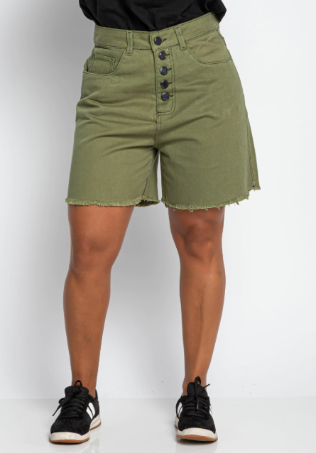 jorts feminino tendência