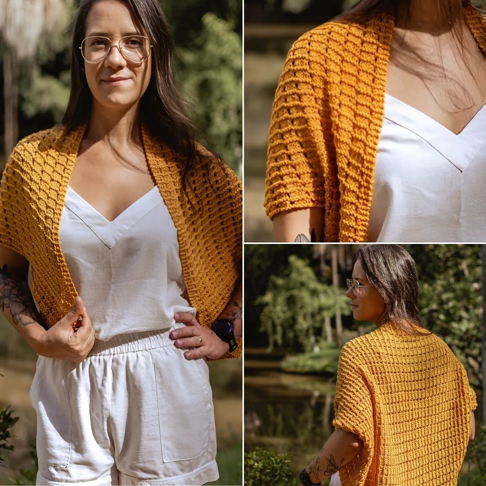 kimono de croche passo a passo