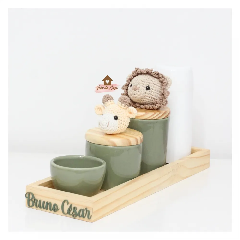 kit higiene bebe safari