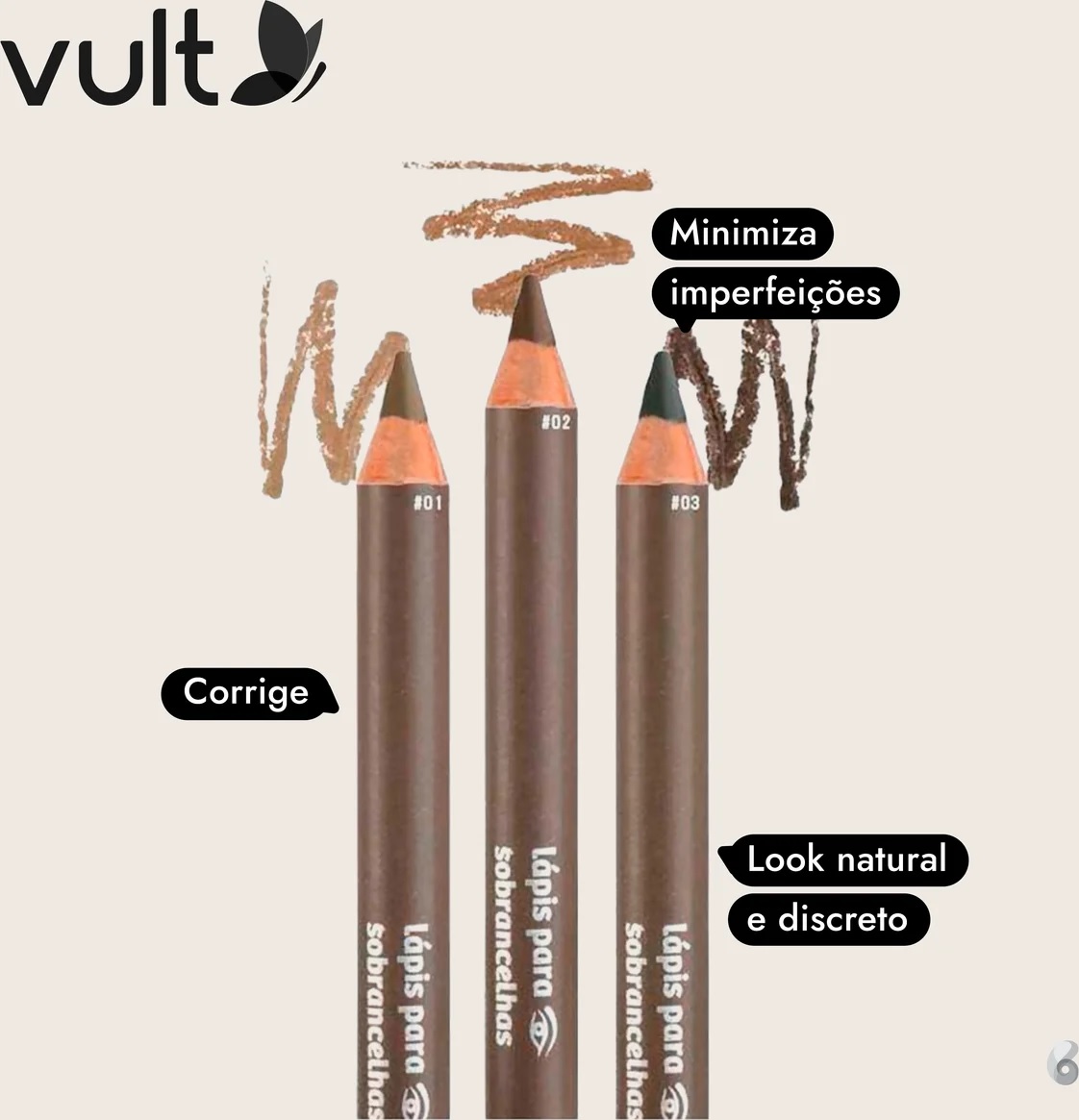 lápis para sobrancelha cor universal
