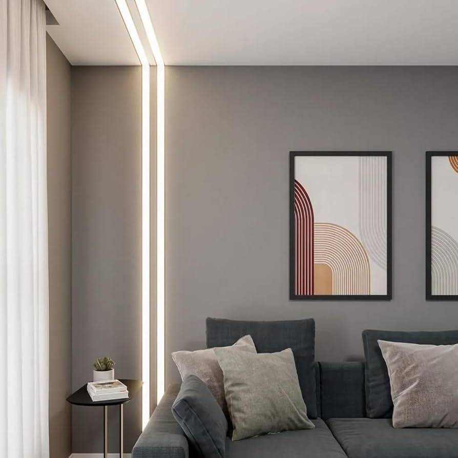 iluminação indireta LED