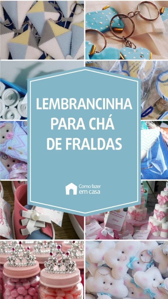 lembrancinha cha de bebe em eva