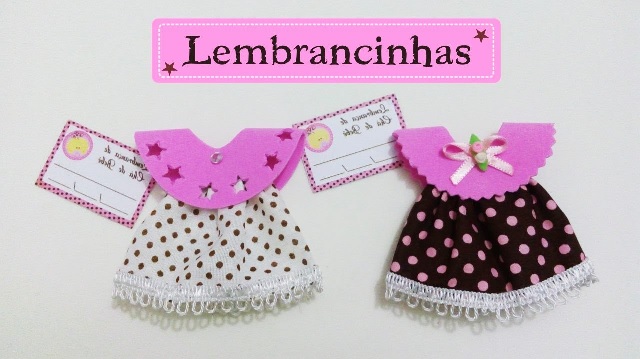 lembrancinha cha de bebe em eva
