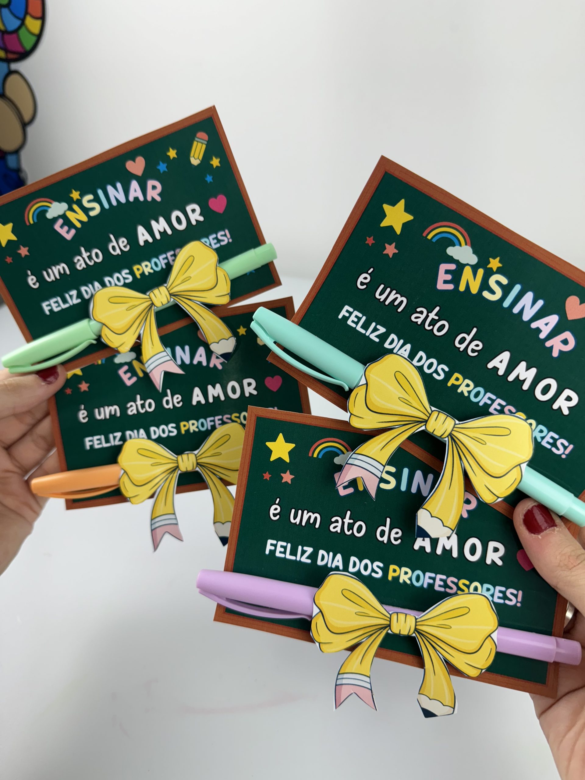 presente criativo dia dos professores barato