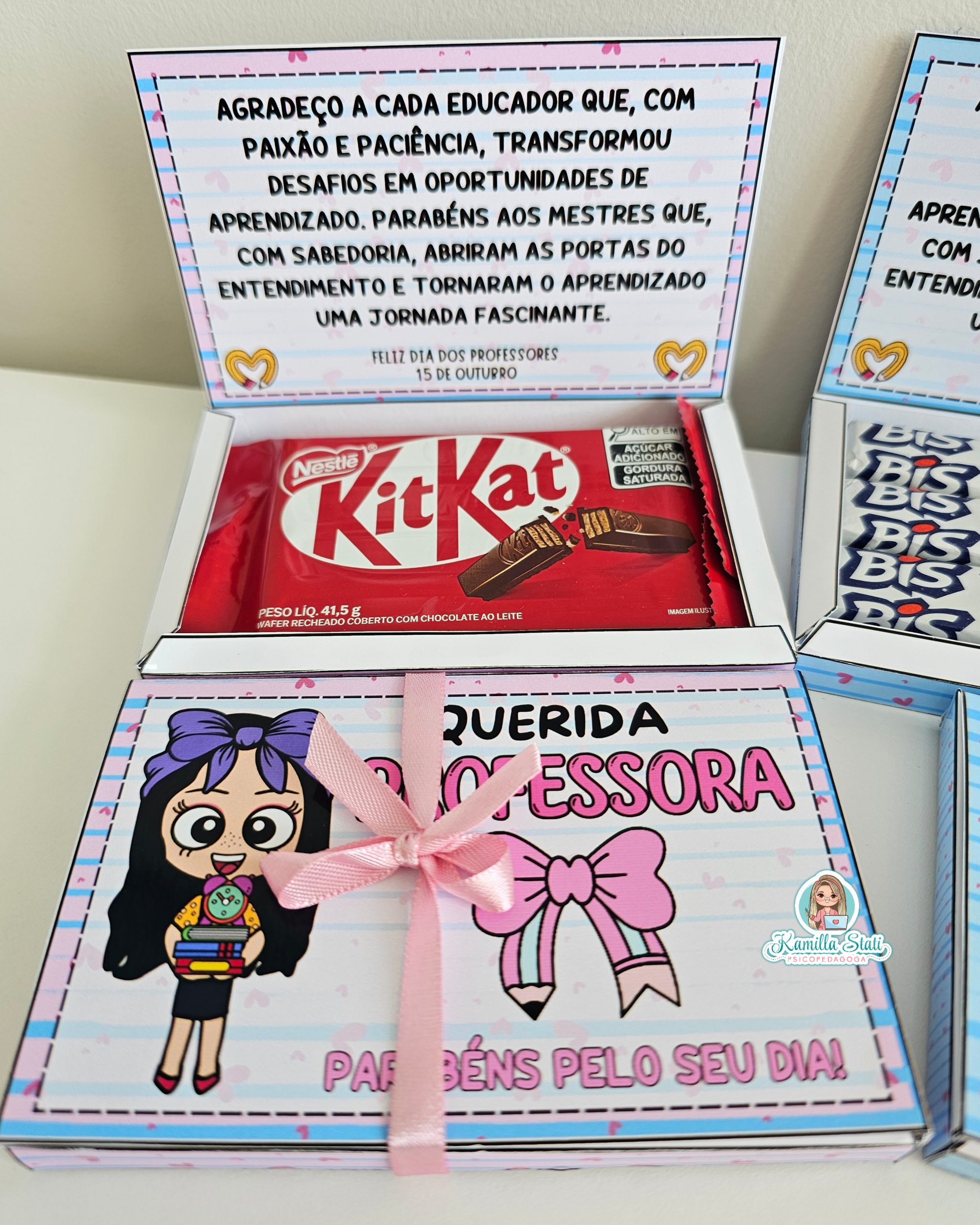 lembrancinha dia dos professores personalizada