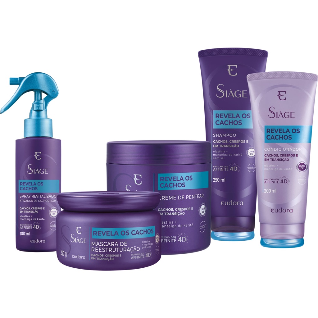 shampoo e condicionador para cachos