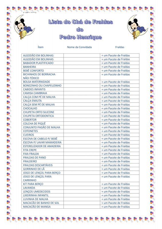 Como Montar uma Lista de Chá de Fraldas que Realmente Gera Economia