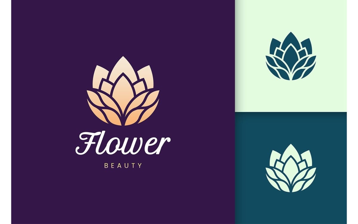 logotipo ouro rosa maquiagem