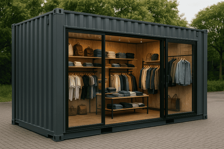 loja de roupa da moda