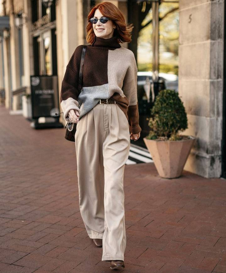 como combinar calça alfaiataria wide leg com tênis