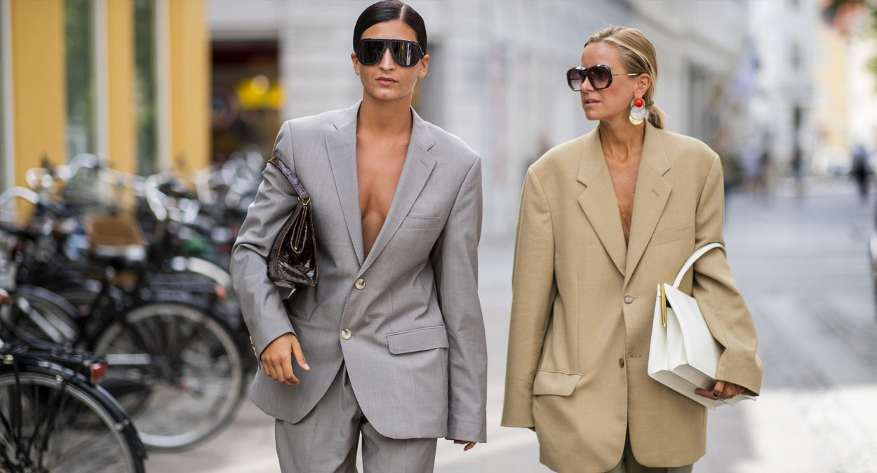 look calça de alfaiataria