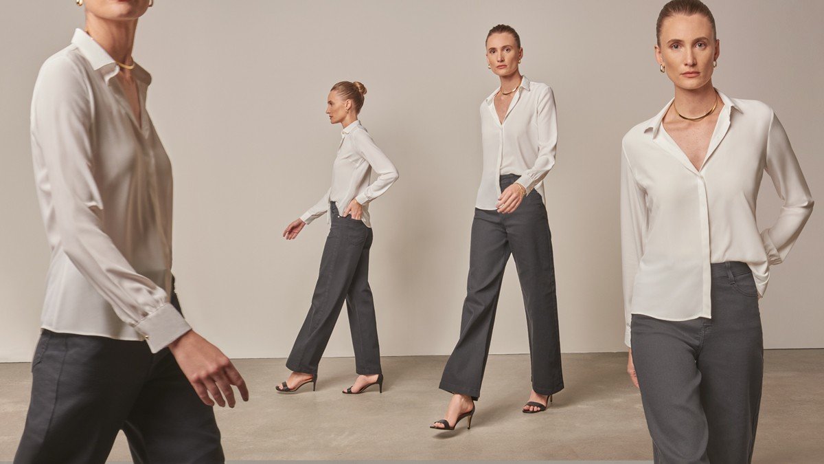 look camisa branca oversized inverno