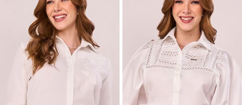 look camisa branca inverno