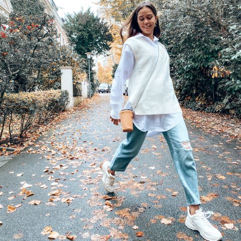 camisa branca de linho versus algodão para inverno