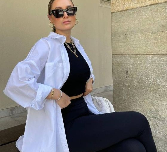 camisa branca de linho versus algodão para inverno