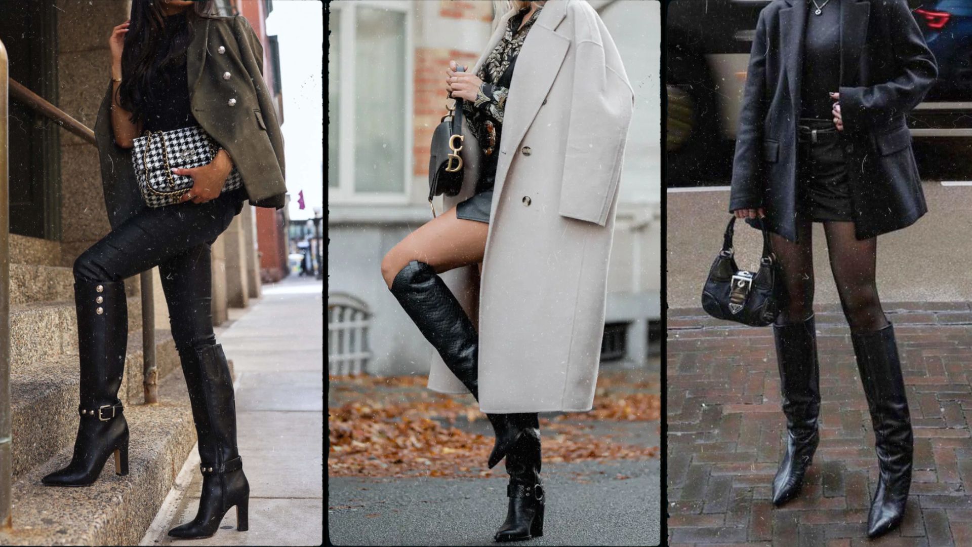 looks com bota de cano alto estilosos