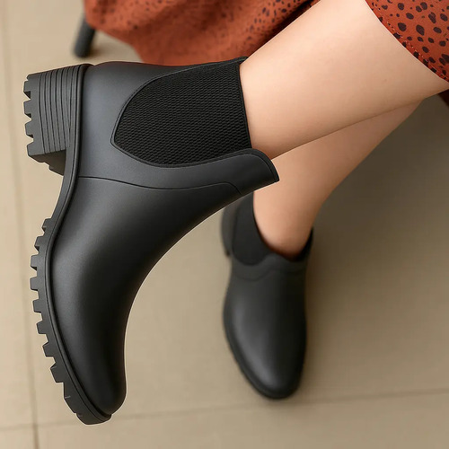 como usar galocha amarela com calça jeans skinny