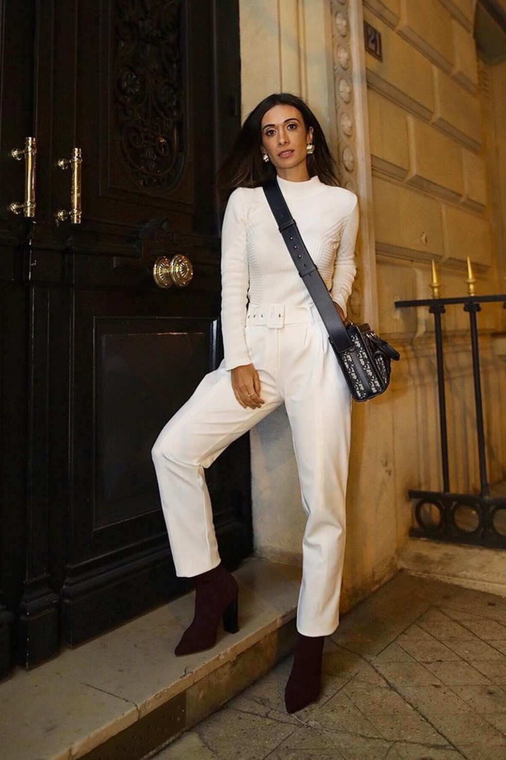 como não achatar a silhueta com bota meia