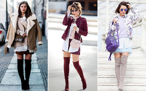 melhores looks com bota over the knee para arrasar