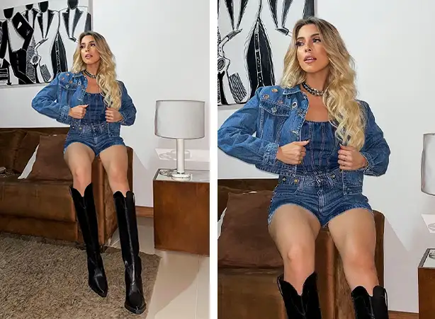 inspiração look bota para show sertanejo