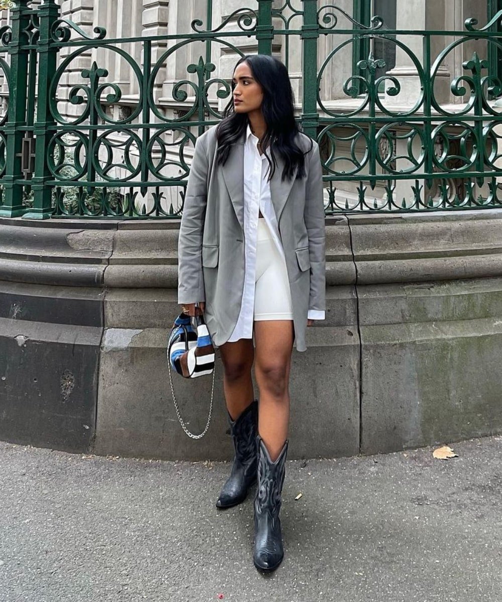 inspiração look bota para show sertanejo