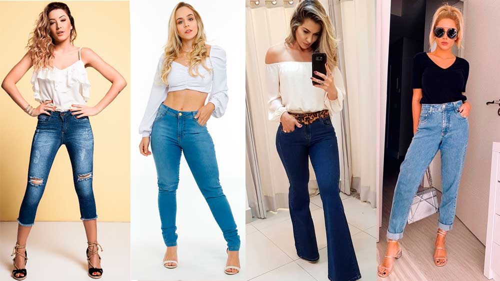 calça jeans skinny vs wide leg com tênis qual escolher