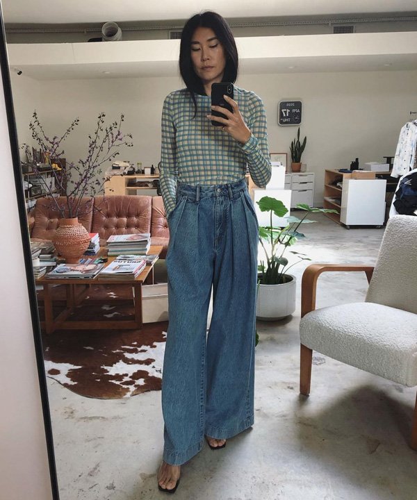 melhores looks com calça jeans pantalona para cada ocasião