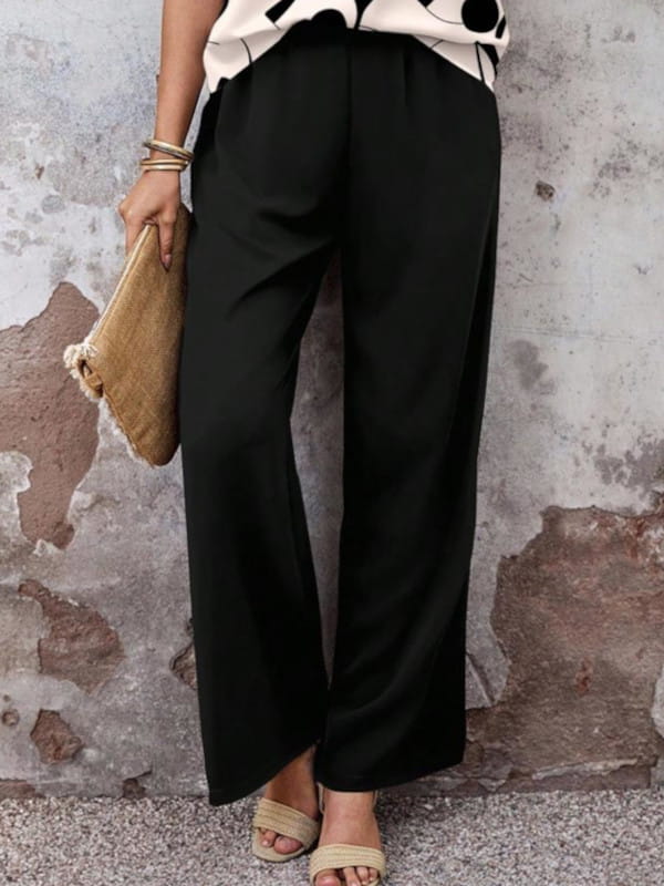 look com calca preta