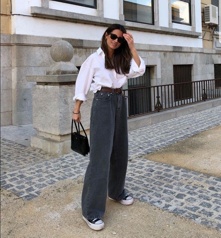 look com calca preta