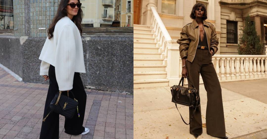 ideias de looks com calça preta para festa