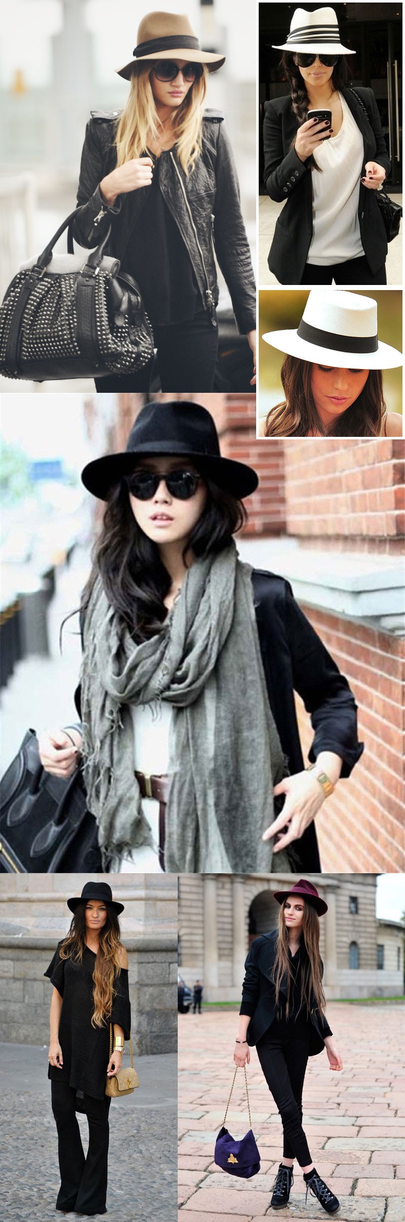 look com chapeu