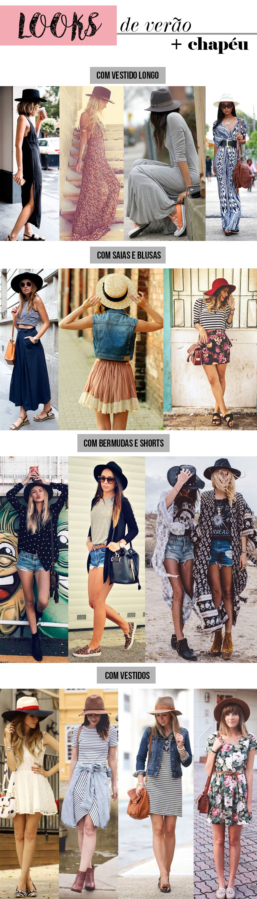 10 looks com chapeu para inspirar seu estilo